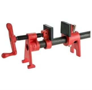 Bessey H-Style Pipe Clamp Fixture Set for 1/2 Black Pipe 1pk