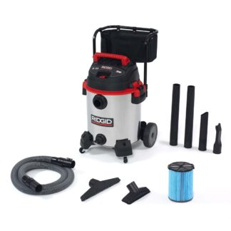 Ridgid 16 Gallon 6.5 Peak HP Wet/Dry Vacuum with Cart 50353