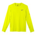 Milwaukee 415HV-L Men S Large Hi-Vis GEN II Workshin Light Weight Performance Long-Sleeve T-Shirt