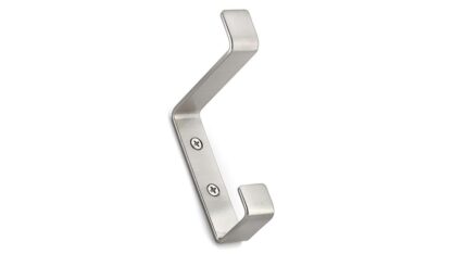 Nystrom 4 3/8-inch (111 Mm) Utility Metal Hook, Brushed Nickel