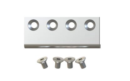 Connector Plate for Biparting Doors, Stainless Steel 170