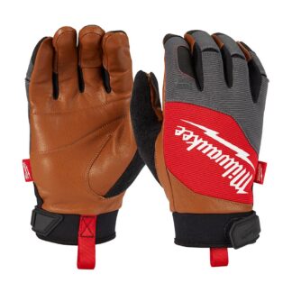 MILWAUKEE TOOL 48-73-0022 Work Gloves, L, Black/Brown/Red