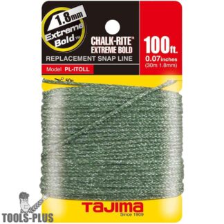 Tajima PL-ITOLL Chalk-Rite Extreme Bold Braided Repalcement Line 1.8 Mm X 30m / 100 Ft.