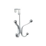 IDesign Door Hooks Chrome - Chrome York Lyra Over-the-Door Quad Hook