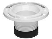 Oatey | 3-in Dia. Black ABS Twist-N-Set Toilet Flange