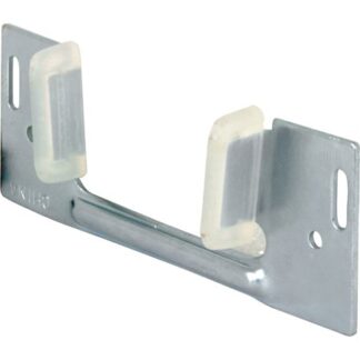 Sliding Pocket Door Bottom Guide 1-5/8 in. X 1-1/4 in. Steel W/Plastic Guides