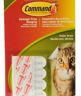 3M Command 17024C Poster Strips White Small