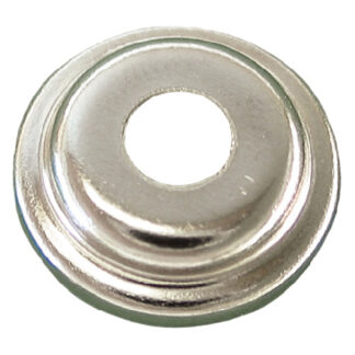 Precision | Snap Fastener Caps - Steel - Nickel-Plated - 3/8-in Dia - 25-Pack