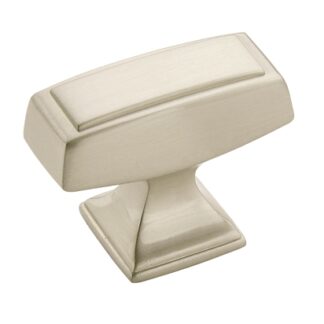 Amerock BP535342G10 Mulholland Collection Cabinet Knob Satin Nickel 1-1/2 X 1-1/8