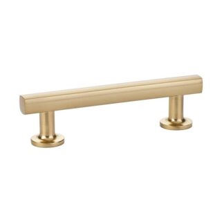 Emtek 86677US4 10 in. Center to Center Freestone Cabinet Pull Satin Brass