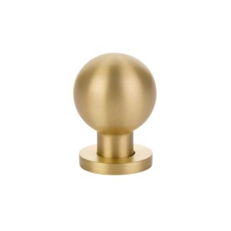 Emtek 86152US4 1 in. Modern Globe Cabinet Knob Satin Brass