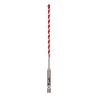 Milwaukee 5/32 in. X 4 in. X 6 in. SHOCKWAVE Carbide Hammer Drill Bit for Concrete, Stone, Masonry Drilling