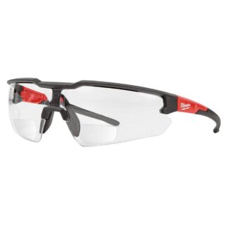 Milwaukee-48-73-2204 Safety Glasses - +2.00 Magnified Clear Anti-Scratch Lenses