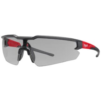 Grey safety glasses with anti-fogging