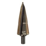 Milwaukee 7/8 in. - 1-1/8 in. #9 Cobalt Step Drill Bit (2-Steps)