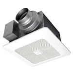 Panasonic WhisperGreen Select Pick-a-Flow 50/80 or 110 CFM Quiet Exhaust Fan, Flex-Z Fast Bracket + Dual 4 or 6 in. Duct Adapter, White