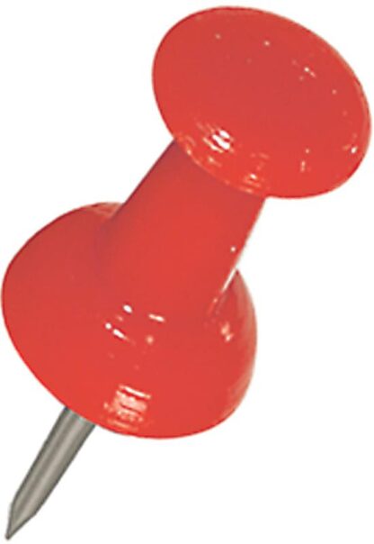 Hillman 5329842 Red CD16 Plastic Push Pins