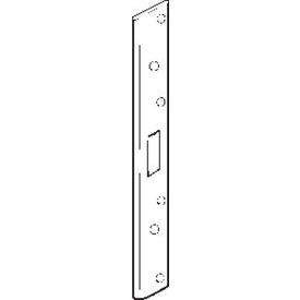 Don Jo FL 212NM-WH Armor Strike, 12"x1-3/8", Mortise Hole W/Universal Center Hole, White Coated - Pkg Qty 10