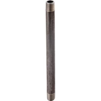 Worldwide Sourcing Long Pipe Nipple 1-1/4 in Threaded 30 in L Steel Black Oxide