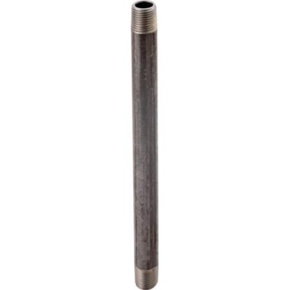 Worldwide Sourcing Long Pipe Nipple 1-1/4 in Threaded 30 in L Steel Black Oxide