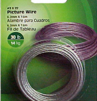 25' 20Lb Picture Wire