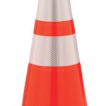 ZORO SELECT RS70032CT3M64 Traffic Cone, Night or High Speed Roadway (45 Mph or