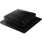 Duraflo 6050BL Square Top Black Roof Vent Polypropylene