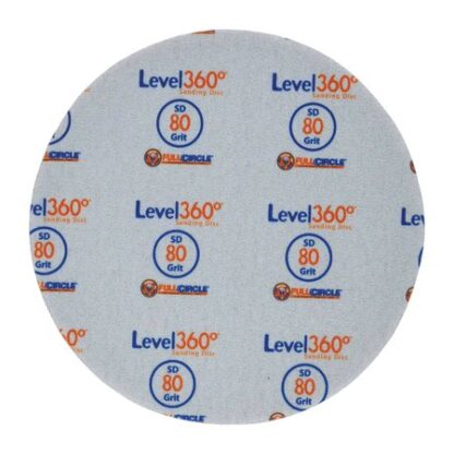 Full Circle Level 360 8.75 in. Aluminum Oxide Hook and Loop Sanding Disc 80 Grit Medium 5 Pk