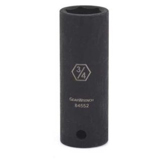 KD Tools KDT84547N 0.5 in. Drive 6 Point Deep 0.43 in. Impact Socket