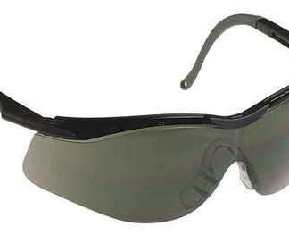 Safety Glasses, Wraparound Smoke Polycarbonate Lens, Anti-Fog, Anti-Static, Scratch-Resistant