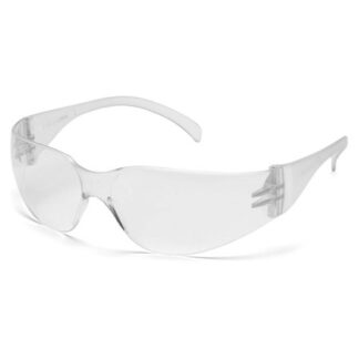 Pyramex Intruder Clear Frame Clear Hardcoated Lens with Superior Scratch Resistance 12pk