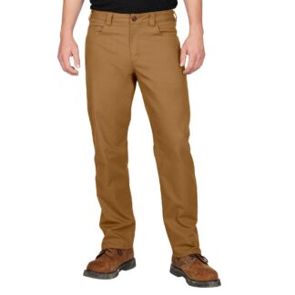 Milwaukee Men's 38 in. X 30 in. Khaki Cotton/Polyester/Spandex Flex Work Pants with 6 Pockets, Green