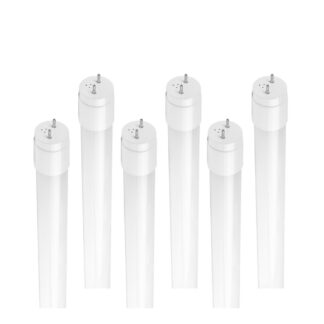 Luminus 32 Watt T8 Equivalent LED Glass Tube 4000K Cool White (6-Pack)