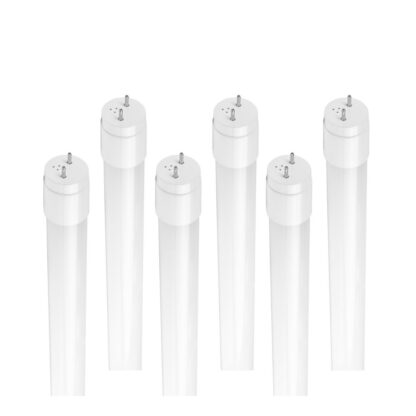 Luminus 32 Watt T8 Equivalent LED Glass Tube 4000K Cool White (6-Pack)