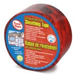 Tuck Tape Construction Sheathing Tape Epoxy Resin Tape 2.4 in X 180 Ft (Red)