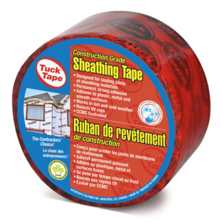 Tuck Tape Construction Sheathing Tape Epoxy Resin Tape 2.4 in X 180 Ft (Red)