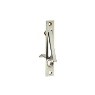 2221US4 Solid Brass Edge Pull for Sliding Doors, Satin Brass