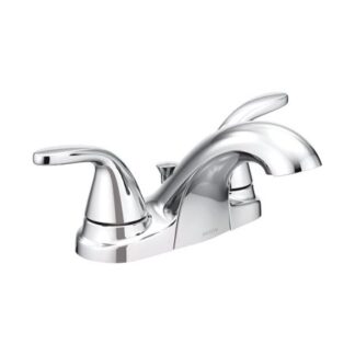 Moen 84603 Adler 1.2 GPM Centerset Double Handle Bathroom Faucet - Chrome