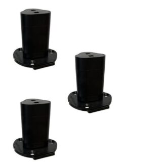 Stealthmounts BLACK Tool Mounts Storage for Milwaukee M12 Power Tools 3 per Pack.