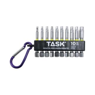 Task Tools 2595569 0.25 Dia. X 2 in. Torx Impact Power Bit - 10 Piece