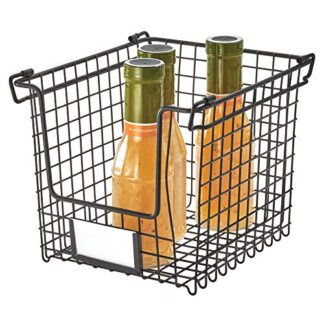 IDesign Cabinet and Pantry Organizers Matte - Small Matte Black Classico Stackable Basket