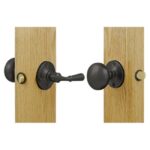 Deltana SDL980U10B Storm Door Latch; Round; Tubular Lock; Oil Rubbed Bronze Finish