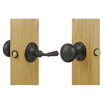 Deltana SDL980U10B Storm Door Latch; Round; Tubular Lock; Oil Rubbed Bronze Finish