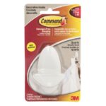 Command Decorative Double Hook 17087Q-C, Medium White Medium