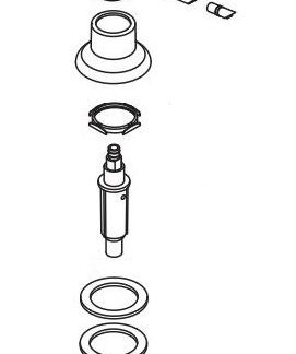 Soap Dispn HD Assy Chr