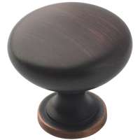 Amerock Bp53005 Edona 1-1/4 Mushroom Cabinet Knob - Bronze