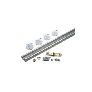 Richelieu 14648-C 48 Top Mount Bypass Door Track for Doors up to 60 Pounds