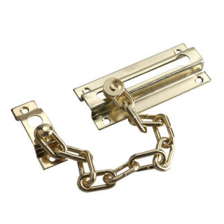 Richelieu 212-R 3-1/2 Long Chain Guard Security Latch - Brass