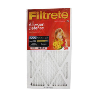 Filtrete by 3M 14x25x1 MERV 11 Allergen Defense HVAC Furnace Air Filter 1000 MPR 4 Filters