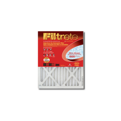 3M™ Filtrete™ Micro Allergen Reduction Air Filter, Allergen Protection, MPR 1000, 16" x 25" x 1", Pack 1